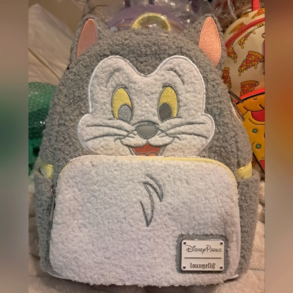 New With Tags Loungefly Disney Pastel Figaro Mini Backpack
